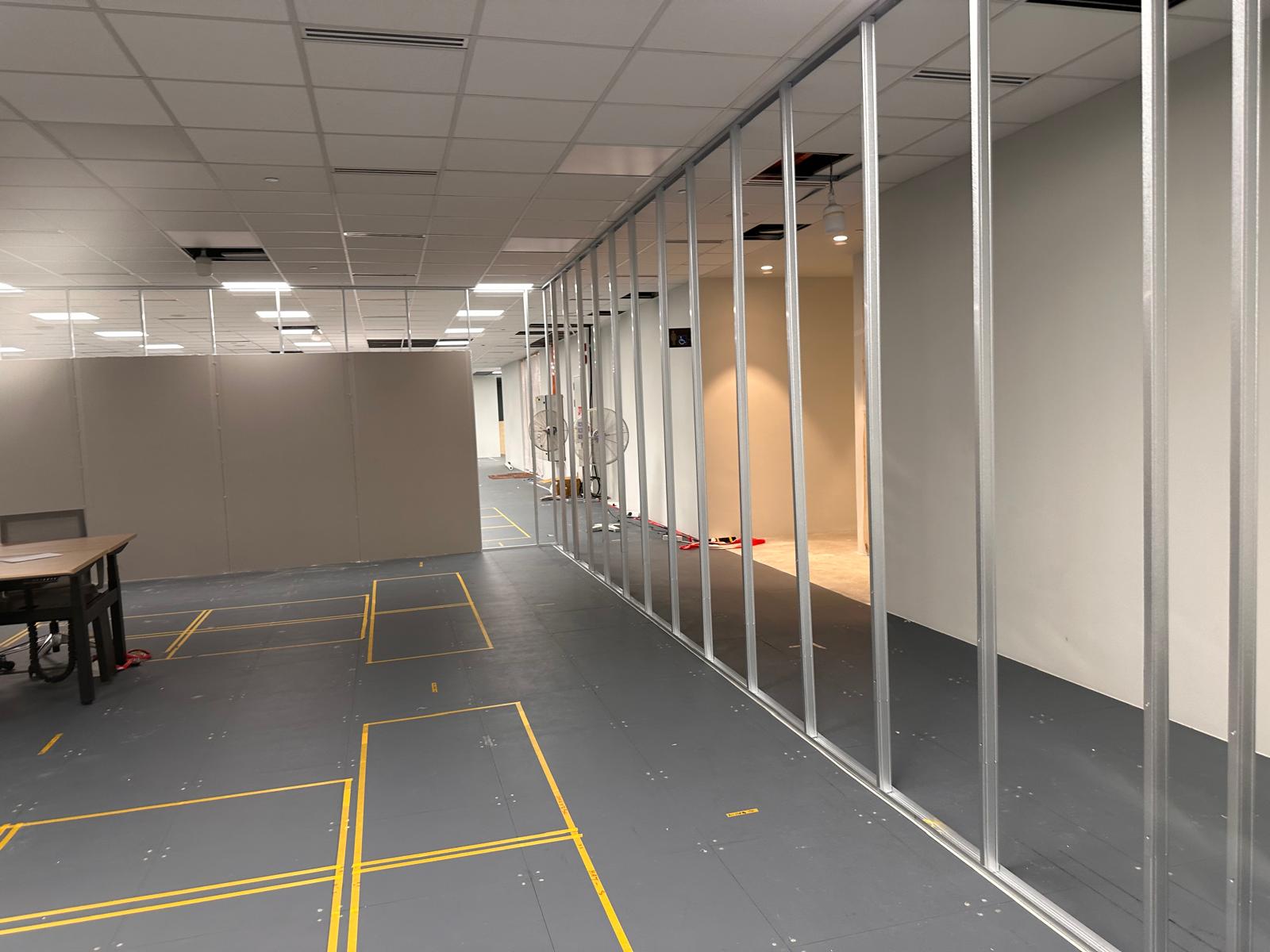 Drywall partition work 3