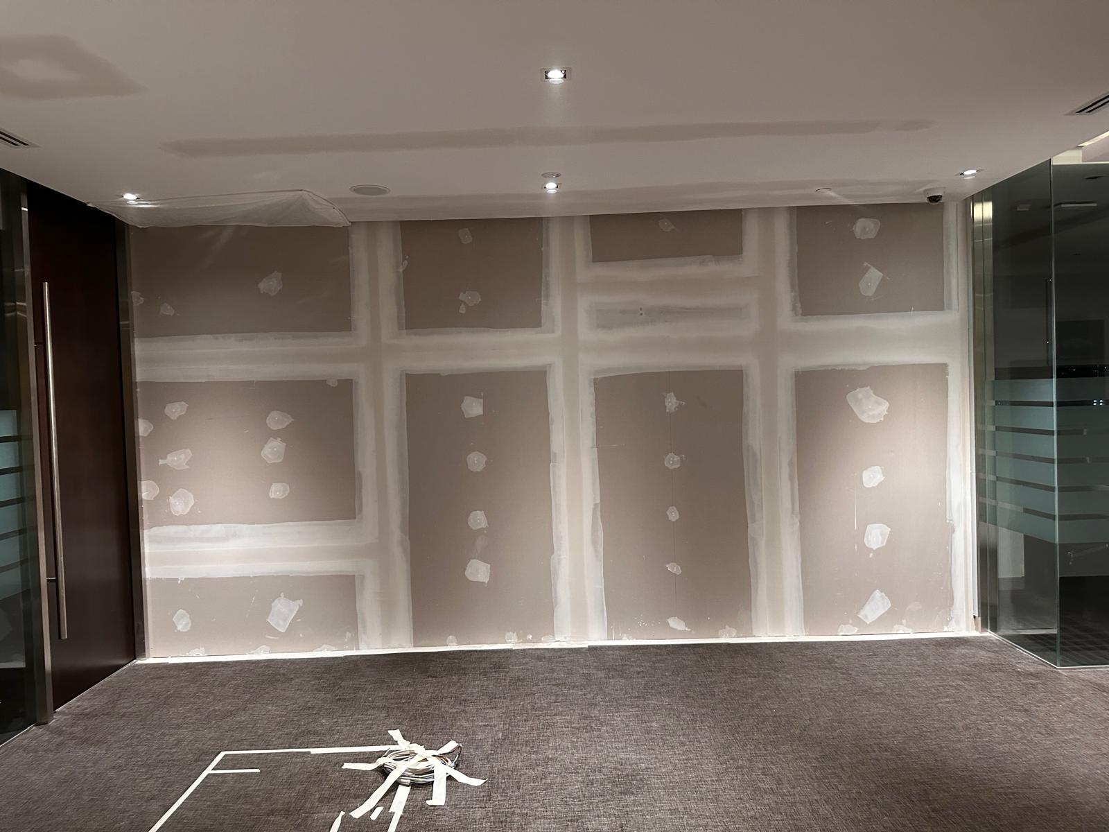 Drywall partition work 4