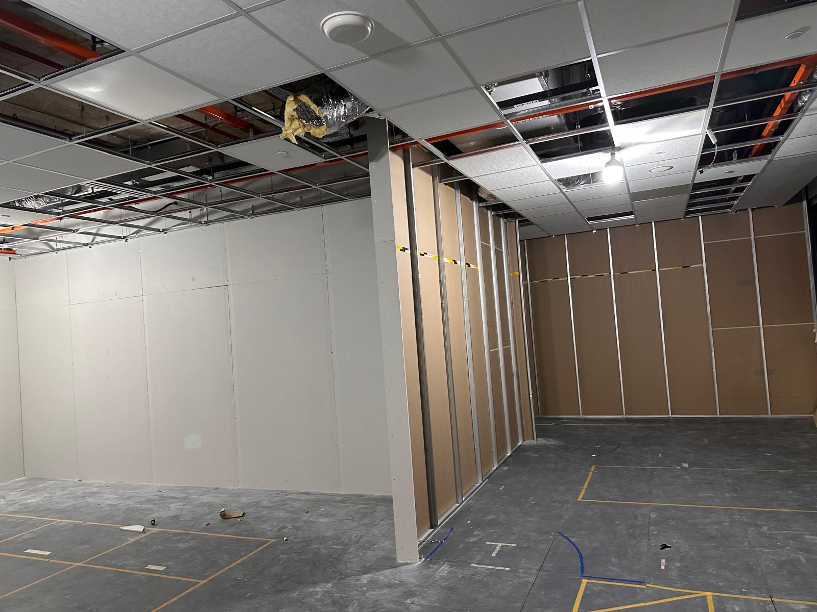 Drywall partition work 6